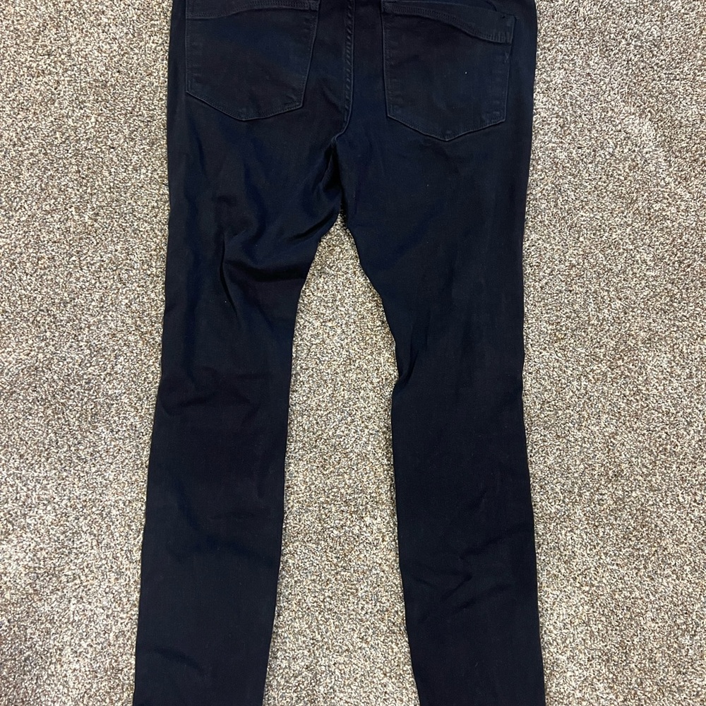 Black Distressed Jeans - Picture 2 of 3